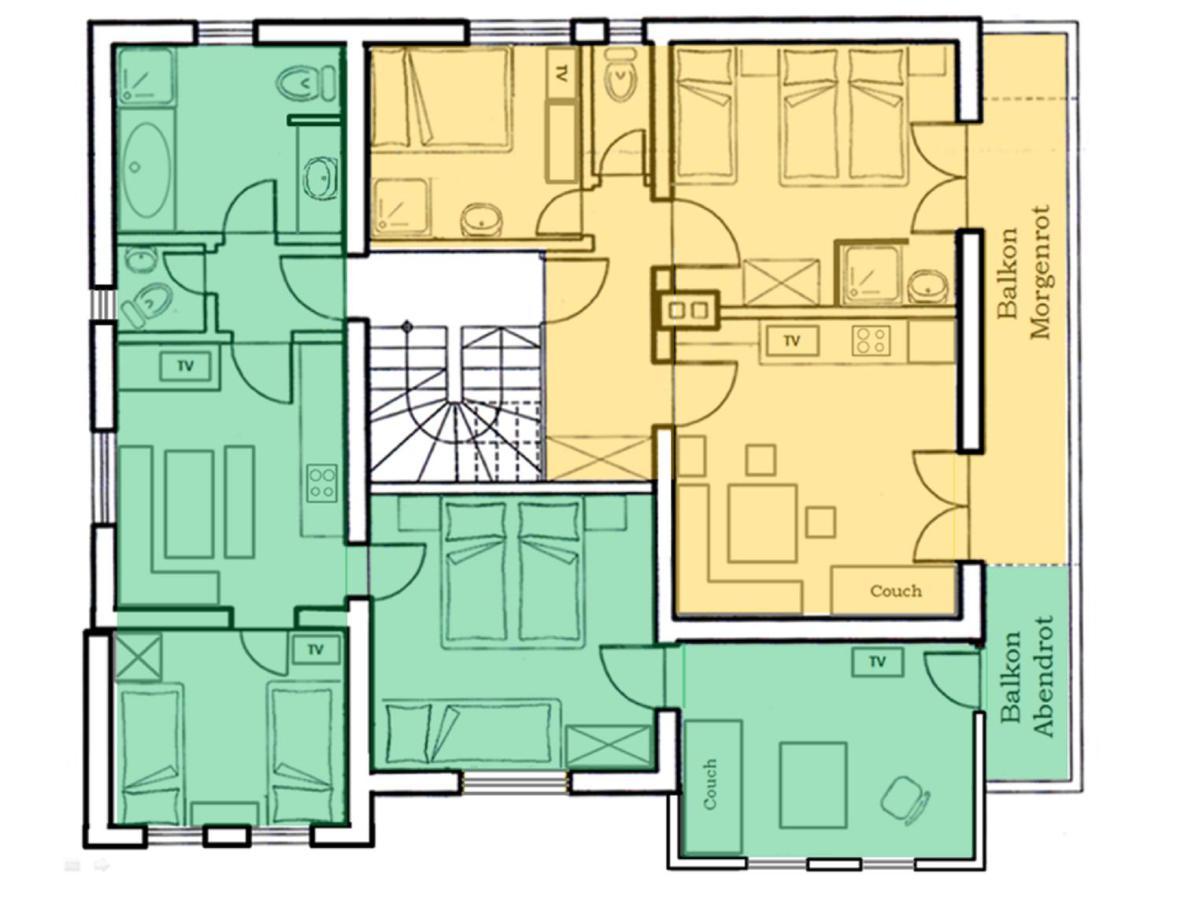 Апартаменты Haus Amalie Зёлль Экстерьер фото